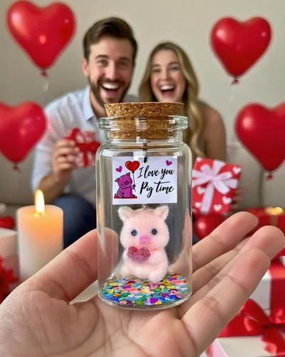 Vista 3 de Regalos de aniversario para él y ella, bonito mensaje romántico en botella, regalo para novio, novia, divertidos regalos de San Valentín, Navidad
