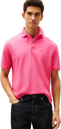 Vista 38 de Tommy Hilfiger - Camisa polo de manga corta para hombre, en ajuste clásico, de algodón piqué Violeta africana