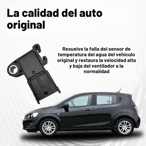 Vista 3 de Sensor de Presión Absoluta del Múltiple MAP Compatible con Chevy 09-11 Aveo 07-19 Impala, 08-19 Buick Enclave, 07-13 GMC Sierra 1500, #55573248