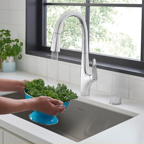 Vista 2 de American Standard 4902330.002 Saybrook Grifo de cocina extraíble con filtro cromado