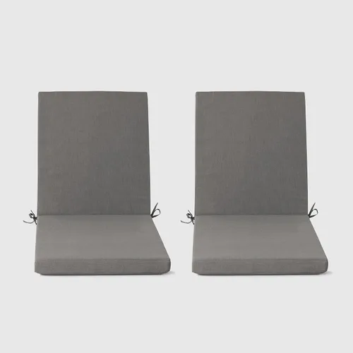 Vista 14 de WestinTrends Solace - Juego de 2 cojines para tumbonas para exteriores, 70 x 21.5 pulgadas, beige