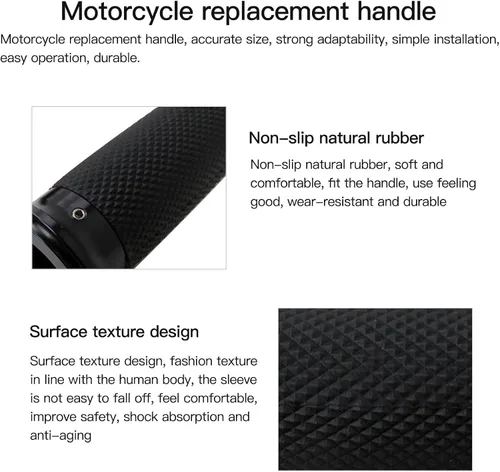 Vista 4 de 1 par de empuñaduras de motocicleta de 1 pulgada para Harley Davidson Sportster 883 Super Low XL883L 2011-2014, 2016