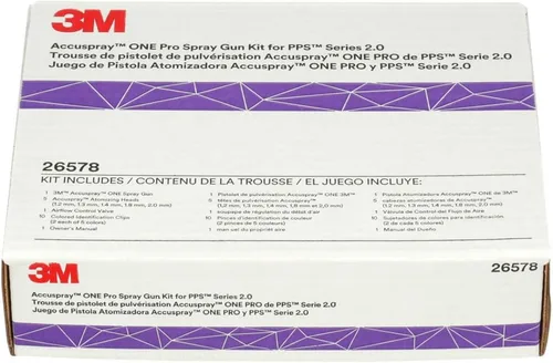 Vista 2 de 3M Accuspray ONE 26578 Kit de pistola de pulverización Pro para la serie 3M PPS 2.0