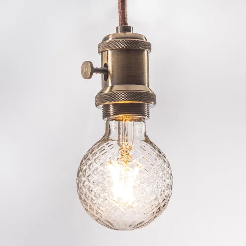 Vista 9 de Westinghouse 5268020 - foco LED regulable de 5,5 W (equivalente a 40 W), vidrio cortado G25, filamento transparente, 6 unidades, base mediana