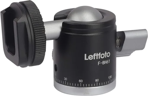 Vista 3 de Adaptador de cabeza de bola mini trípode de 360 grados giratorio Pan 90 ° Tilt con soporte de zapata fría con tornillo de 1/4 "para cámaras réflex