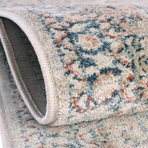 Vista 6 de Unique Loom Newport Collection - Alfombra de área - Rosecliff (Runner 2' 0" x 3' 11", Multi/Azul)
