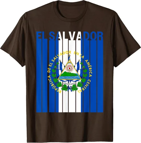 Vista 6 de Camiseta con la bandera de El Salvador