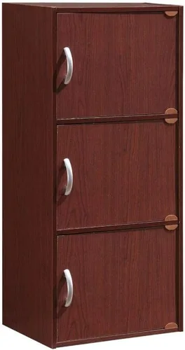 Vista 10 de HODEDAH IMPORT Estantería Librero de 3 Estantes, Negro