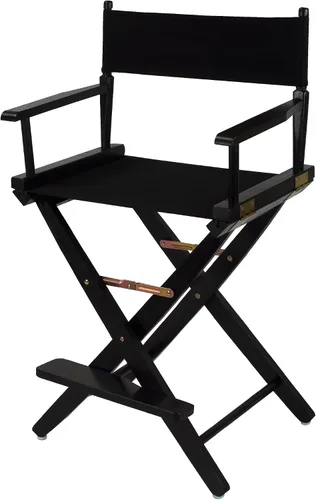 Vista 12 de American Trails Silla de director extra ancha de 18.0 in, marco negro con lona negra premium