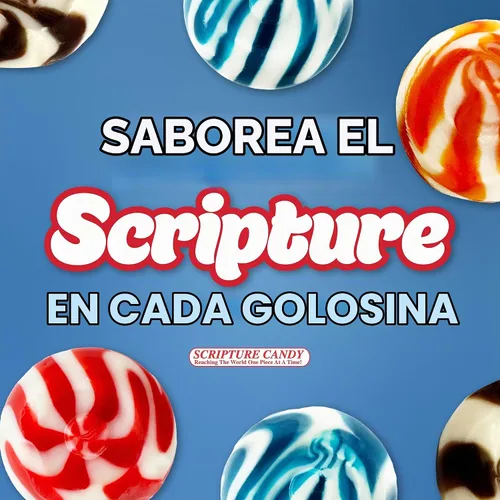 Vista 7 de Scripture Candy - Caramelos duros surtidos con sabor a crema, 180