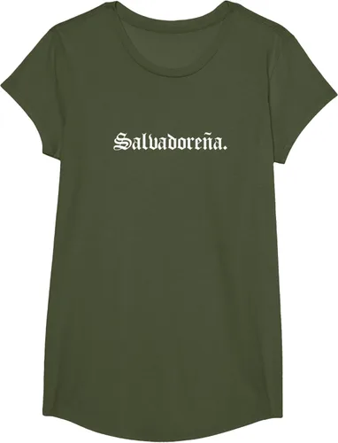 Vista 91 de Camiseta Salvadoreña Mujer, Negro