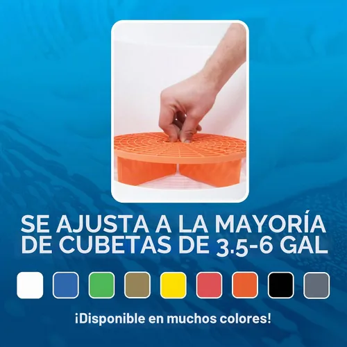 Vista 5 de El insertable de Grit Guard: Cabe en una cubeta de 12 pulgadas de diámetro, Negro