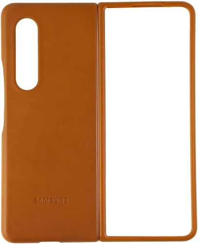Vista 2 de Samsung Funda para teléfono Galaxy Z Fold 3, funda protectora de piel, resistente, protector de teléfono inteligente a prueba de golpes, versión