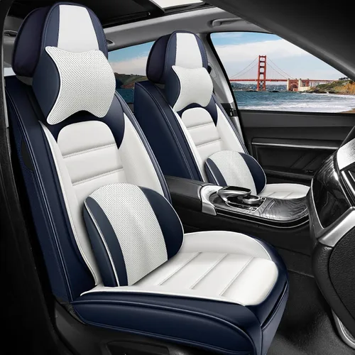 Vista 29 de Funda de cuero de 2 asientos para Mazda CX-3 CX-30 CX-5 CX-50 MX-30, antideslizante, impermeable, resistente al desgaste, funda universal