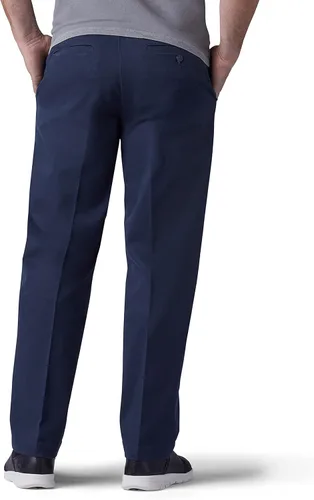 Vista 3 de Lee Extreme Motion Pantalón regular recto sin pliegues al frente para hombre