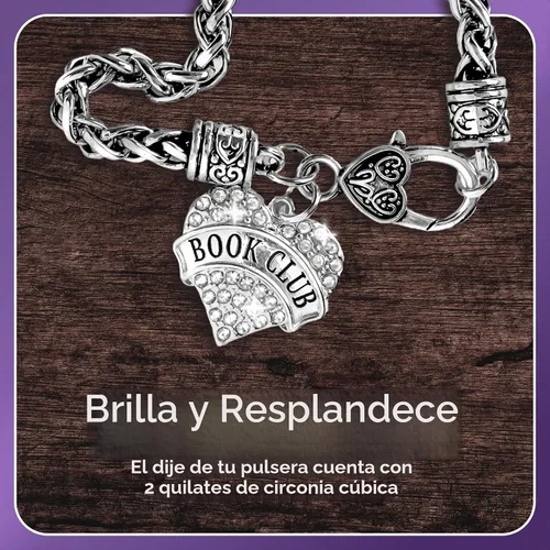 Vista 5 de Inspired Silver - Pulsera de plata con dije personalizado y circonitas cúbicas.