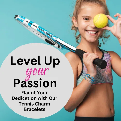 Vista 3 de Infinity Collection Pulsera de raqueta de tenis, joyería de raqueta de tenis para niñas y mujeres, regalos de tenis para jugadores de tenis, regalos