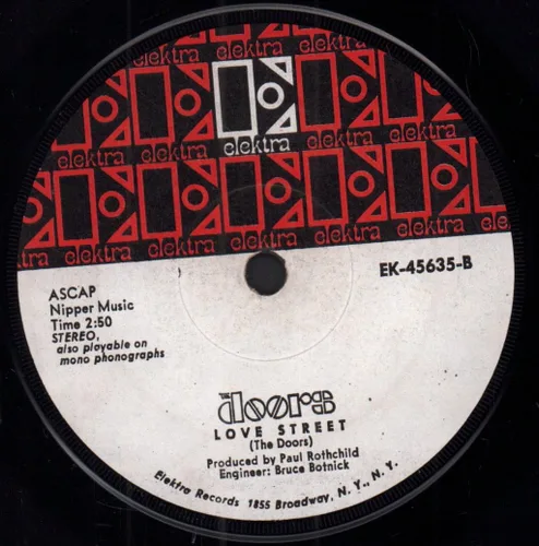 Vista 4 de Doors - Hello, I Love You, Won't You Tell Me Your Name? - Hello,I Love You,Won't You Tell Me Your Name? / Love Street - Elektra - EK 45635 - Canada