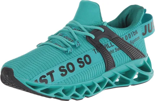 Vista 11 de UMYOGO - Tenis para hombre, atléticos, con suela estilo hoja, para correr, caminar, jugar al tenis, a la moda 1 gris
