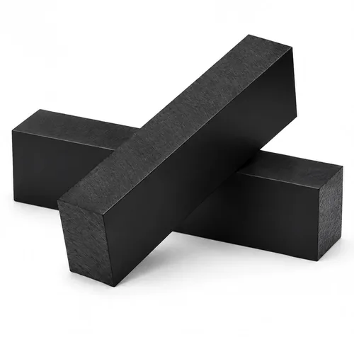 Vista 16 de 2 Pcs HDPE Plastic Blocks, 1 x 4 x 12 Inch, Black Negro2Pack