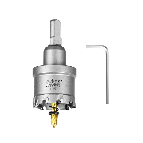 Vista 61 de SALI Kit de sierra perforadora TCT de 1 pulgada (1.024 in) con punta de carburo de tungsteno con broca piloto chapada en titanio para metal, acero