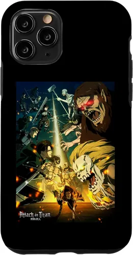 Vista 29 de Attack on Titan Funda de anime para iPhone 17 de temporada final de temporada 4