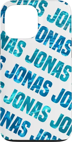 Vista 24 de Funda personalizada para iPhone 16 Jonas para teléfono, color azul y verde azulado