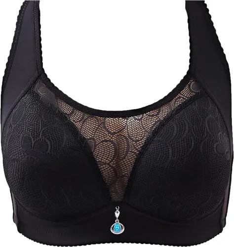 Vista 2 de Black Lingerie Bodysuit with Push Up Bra Sports Apparell Womens Nursing Tank Tops Elvie Parts Breast Strips Lift