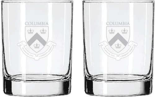 Vista 26 de Alabama - Juego de 2 vasos de cristal grabado satinado de 2 caras Marea carmesí de Alabama