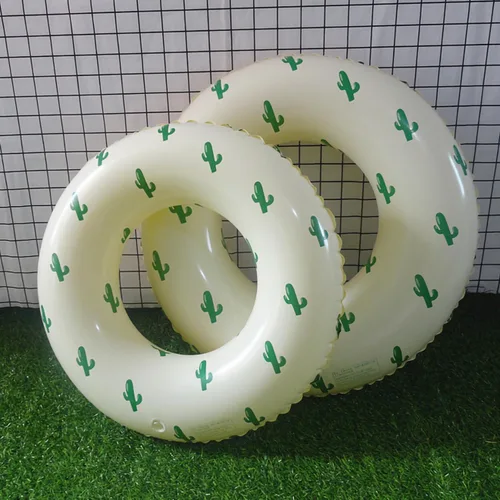 Vista 9 de 4 flotadores inflables para piscina, anillos de natación de 35 pulgadas, tubo interior grande, anillos de natación, tumbona de piscina, flotador