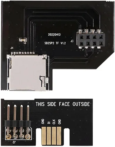 Vista 2 de WWDZ para NGC SD2SP2 Pro SD adaptador de tarjeta SDL Micro SDTF adaptador de lector de tarjetas NGC consolas de juegos para Nintendo Gamecube