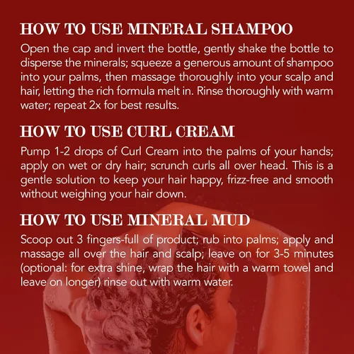 Vista 7 de Mineral Hair Care Kits – Shampoo, Mud & Treatments for All Hair Types