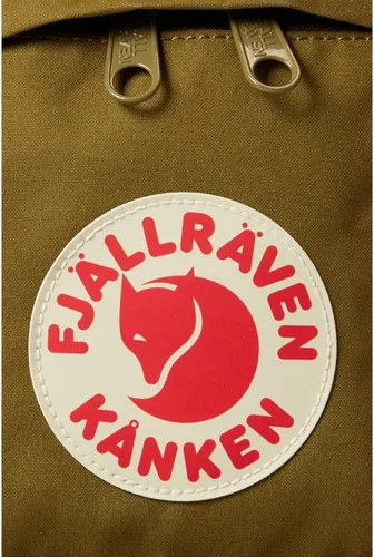 Vista 4 de Fjallraven Kanken - Mini mochila para mujer, Verde follajearena de melocotón, Moderno o clásico