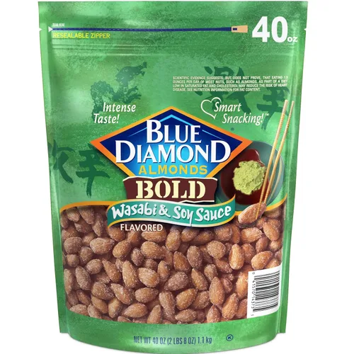 Vista 36 de Blue Diamond Almonds, Almendras espolvoreadas de cacao asadas al horno, 14 onzas