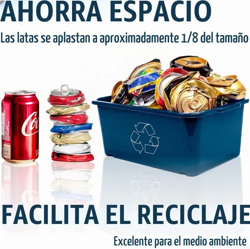 Vista 6 de [Usado] Mckay Trituradora de latas de metal de 16 oz. y 12 oz. Automática para reciclaje, trituradora de latas de aluminio de servicio pesado