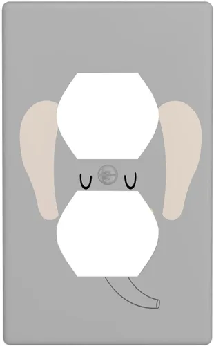 Vista 48 de Lindo Koala - Placa de interruptor de luz de 1 banda, placa de pared basculante individual, placa decorativa eléctrica GFCI para decoración