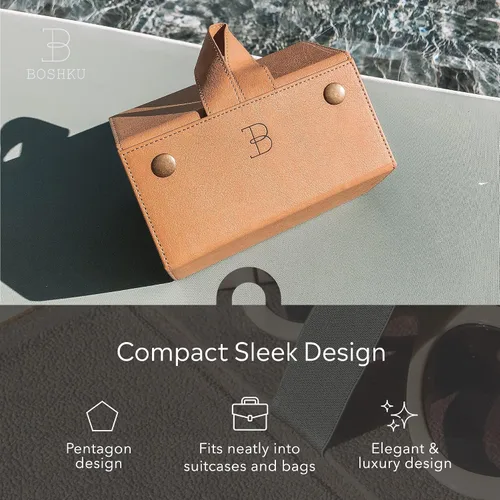Vista 2 de BOSHKU Sunglasses Organizer Case Men Women EyeGlass Holder Storage Travel Case