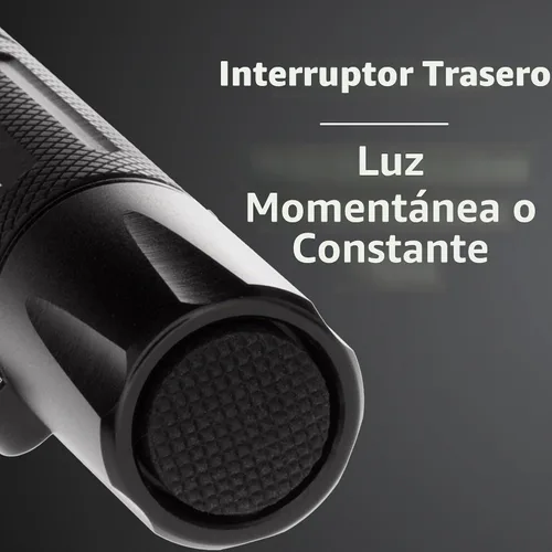 Vista 7 de Nightstick MT-120 Momentáneo o Constante MT-120 Mini-TAC de Metal LED Linterna de 2 pilas AA, 14.2 cm, Negro