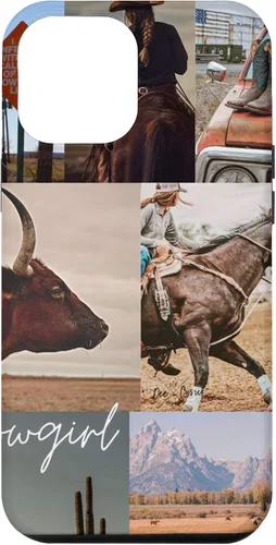Vista 10 de iPhone 12 mini Cowgirl Retro Howdy Giddy Western Estética Boho Cowboy Estuche de regalo