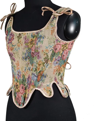 Vista 8 de Corsé con realce para mujer, estilo victoriano, cinturón steampunk, pirata, renacentista, corsé con correas