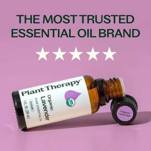 Vista 3 de Plant Therapy Aceite esencial de lavanda orgánica 100% puro, certificado por USDA, orgánico, sin diluir, aromaterapia natural para difusión y uso