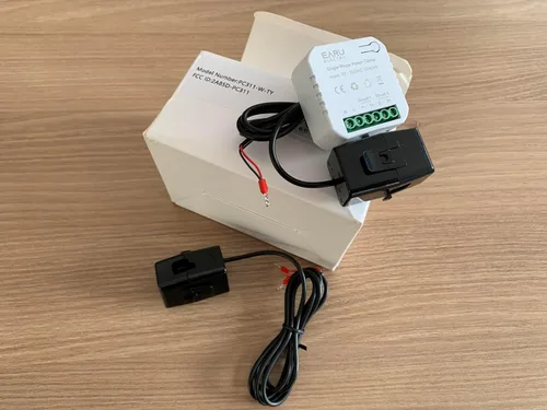 Vista 9 de AC110V 220V 80A Tuya App Smart Bilateral WiFi Medidor de Energía con 2PCS 80A CT Transformadores de Corriente Abrazaderas Sensores KWh Potencia