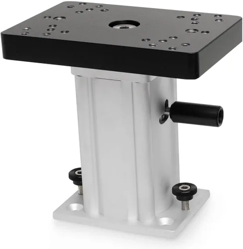 Vista 3 de Cannon - Soporte de pedestal con base giratoria de aluminio para descensores y arrastre de barcos
