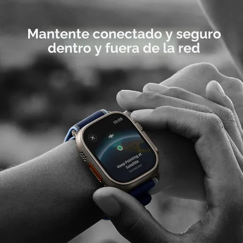 Vista 3 de [Usado] Apple Watch Ultra 3 [GPS + Celular 49mm] Reloj inteligente para correr y multideporte con carcasa de titanio resistente con trabilla