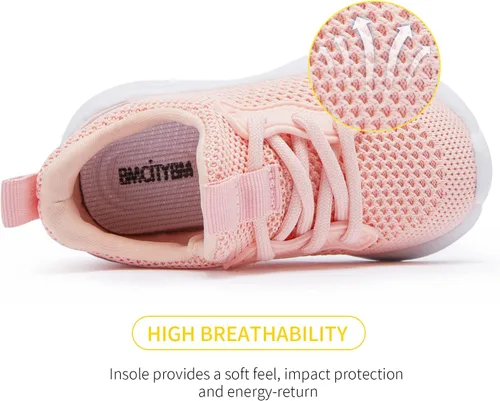 Vista 4 de BMCiTYBM Zapatos deportivos para caminar para bebés y niñas