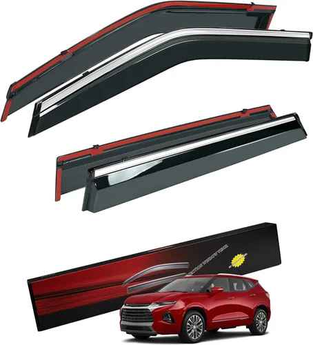 Vista 12 de Sze Protectores de Lluvia Compatibles con RAV4 2019-2023 2024 2025 Deflectores de Ventana Lateral Protectores de Lluvia RAV4 Protector Deflector