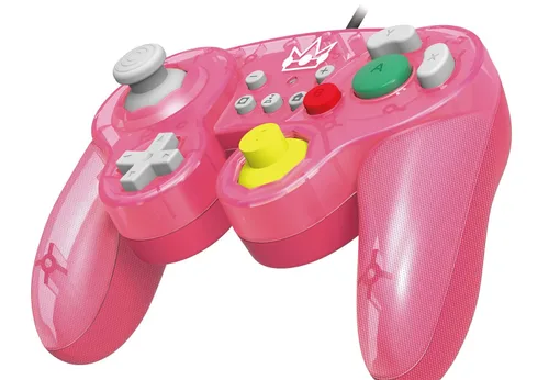 Vista 4 de HORI Nintendo Switch Battle Pad (Luigi) GameCube Style Controller Officially Licensed By Nintendo - Nintendo Switch