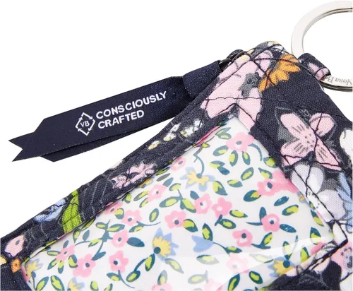 Vista 4 de Vera Bradley Cartera de algodón con cremallera para identificación para mujer