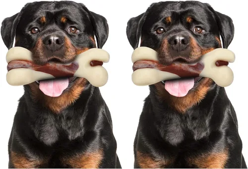 Vista 8 de Tikaton - Juguetes masticables para perros para masticadores agresivos, sabor a venado, juguetes duraderos para masticar para dentición de cachorros