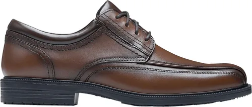 Vista 2 de Shoes for Crews Dress Shoes for Men, Mens Oxfords, Zapatos De Vestir para Hombre, Slip Resistant, Safety, Brown or Black